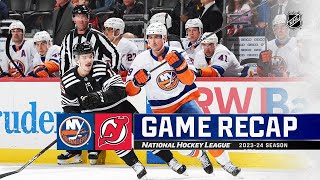 New York Islanders vs New Jersey Devils  April 15 2024  Game Highlights  NHL Regular Season [upl. by Lenehc]