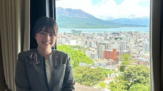 SHIROYAMA HOTEL kagoshima “Grand Sakurajima View Double” 客室紹介「グランド桜島ビューダブル」城山ホテル鹿児島✨ japantravel [upl. by Sirrot]