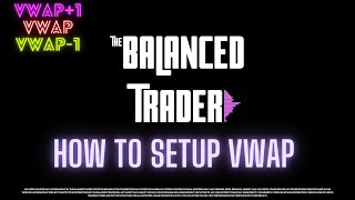 VWAP and VWAP Standard Deviation Bands How to setup in Sierra Chart [upl. by Keslie]