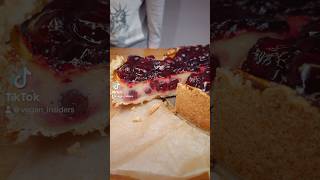 🍒 Veganer Cherry Cheesecake – der perfekte Käsekuchen mit Kirschen veganerezepte [upl. by Anitsenre]