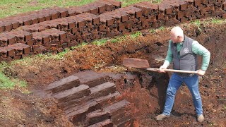 Ireland’s Cheapest but Genius Way to Produce Tons of Mud Coal [upl. by Annodal]