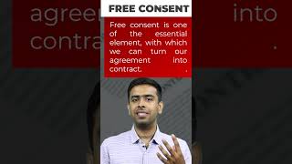 Free Consent  Law Under Indian Contract Act 1872 [upl. by Ojoj123]