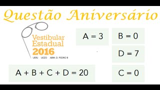 QUESTÃO 29 RESOLVIDA RACIOCÍNIO LÓGICO UERJ 2016 MATEMÁTICA 1° EXAME DE QUALIFICAÇÃO [upl. by Ntsuj]