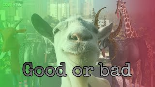 ⭐️GOAT review⭐️ Reviewing every goat in Goatville goat sim mobile [upl. by Rosenblast]