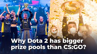 Why Dota has more prize money than CSGO [upl. by Lillywhite396]