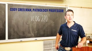 CODY CREELMAN PATHOLOGY PROFESSOR vlog 220 [upl. by Neros]