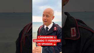 CARABINIERI👮🏻‍♂️ Quando Ti Fermano IN SPIAGGIA 🏝️  iPantellas [upl. by Enilrahc223]