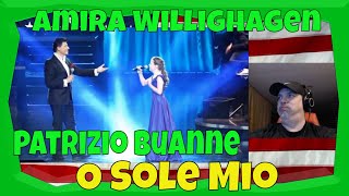 Amira Willighagen amp Patrizio Buanne  O Sole Mio  REACTION  Come on now how 12 years old [upl. by Rosalinde]