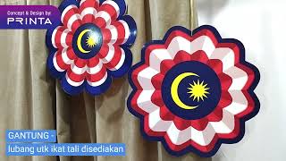 Hari Kebangsaan Malaysia Decoration National Day [upl. by Grounds]