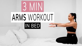 ARMS WORKOUT IN BED  simple everyday exercises at home [upl. by Aronas]