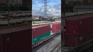 Defect detector goes off as CN Q116 passes Troy Mi railfanning train norfolksouthern [upl. by Kenric]