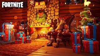 Fortnite Winterfest 2021 Update Gameplay Fortnite Winter Update [upl. by Anilesor]