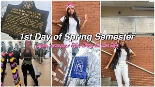 1ST DAY OF SPRING SEMESTER  SPELMAN COLLEGE [upl. by Acissey]