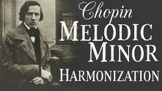 Melodic Minor Scale Harmonized with Chopin Chords [upl. by Eromle380]