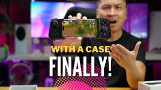 BEST MOBILE GAMING CONTROLLER THAT WORK WITH A CASE  Gamevice FLEX Universal Mobile Game Controller [upl. by Ynolem]