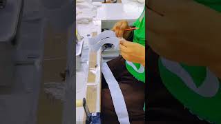 Elastic Tack Cut amp Marking in Garments Manufacturing sewingmachine technology ytshorts [upl. by Severn118]