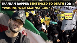 Iranian Rapper Sentenced to Death for quotWaging War Against Godquot [upl. by Teplica920]