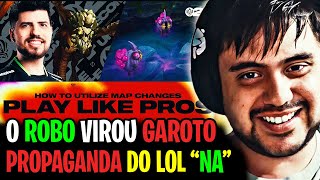 COMO USAR as MUDANÇAS do MAPA IGUAL um PRO PLAYER TOCKERS REAGE ao VÍDEO da RIOT COM o ROBO [upl. by Rowan944]