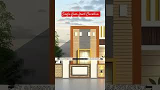 single floor front Elevation design  homefrontdesign home ytshorts viral housedesign [upl. by Nnarual166]