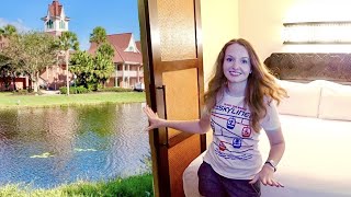 Disneys Caribbean Beach Check In Room Tour amp Exploring  Walt Disney World 50th Trip Day 1 Part 3 [upl. by Socem133]