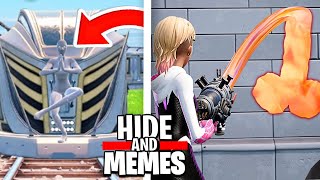 HIDE and MEMES in Fortnite 100 Lachflash [upl. by Edylc]