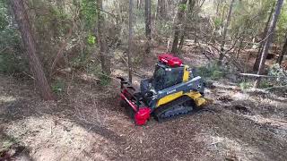 Forestry mulching with BRAND NEW John Deere 333G [upl. by Koblas173]