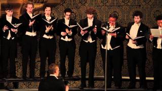 The Yale Glee Club performing Qui habitat by Josquin des Prez [upl. by Joletta259]