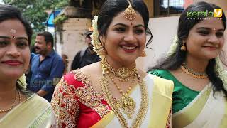 Apsara Wedding  Serial actress Apsara Marriage with Alby Francis Full  Kerala9com [upl. by Yleoj]