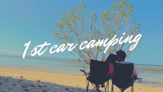 First car camping  Edna’s Beach and Campsite Calatagan Batangas [upl. by Yelsnya867]