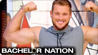 Colton And The Girls Workout With The Crews  The Bachelor US [upl. by Derayne]