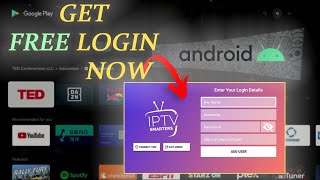 How to install IPTV Smarters pro on android Tvbox and Get FREE IPTV LOGIN [upl. by Ytsim]