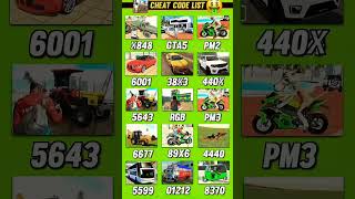 Indian Bike Driving 3D Game New All Cheat Codes pjsgamar gameshorts indianbikedriving3d [upl. by Billy260]