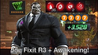 JOE FIXIT RANK 3  AWAKENING GAMEPLAY The Most Underrated Science Champ Mcoc [upl. by Akinirt]