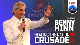 🔴 LIVE PASTOR BENNY HINN  HEALING THE NATION CRUSADE  Nyayo Stadium Nairobi Kenya  DAY 2 [upl. by Kilan]