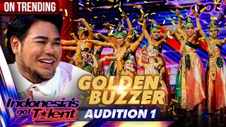 THE FIRST GOLDEN BUZZER Bravery Sukses Buat Ivan Gunawan Speechless  Indonesias Got Talent 2023 [upl. by Leonie]