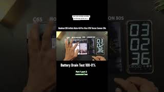 Realme C65 Infinix Note 40 Pro Vivo V30 Tecno Camon 30s Battery Drain Test smartphone realme [upl. by Hogarth521]