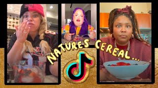 Freelee reacts to Natures Cereal TikTok eaten by Trisha Paytas Lizzo Janelle Rohner 18 [upl. by Amron]