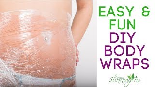 Easy DIY Clay Body Wraps  Before and After Weight Loss [upl. by Kele]