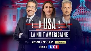 USA 2024  La nuit américaine sur LCI [upl. by Georgia]