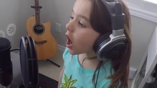 Zoe sings  Castle on a cloud Cover from Les Misérables [upl. by Fini]