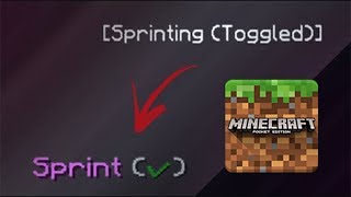 Toggle Sprint in MCPE [upl. by Masera]