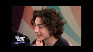 Timothée Chalamet amp KeeganMichael Kee talk Raisinets with Lennox Paul [upl. by Caria]