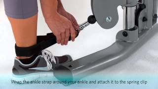 Precor Functional Training System Glide  Standing Leg Curl Instruction [upl. by Legir]