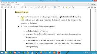 Formal System in System programming [upl. by Rebeh]