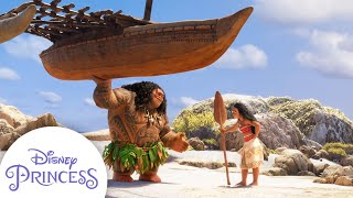 Moana Meets Maui  Disney Princess [upl. by Baker]