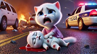 Kitten Sisters Sneaked out Drive Car🚗 Warning Parents😿cat ai catlover catvideos cutecat aicat [upl. by Nauq]