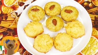 Galletas de Navidad  Galletas de coco y almendras con mazapán  2 recetas deliciosas y rápidas [upl. by Nihahs]