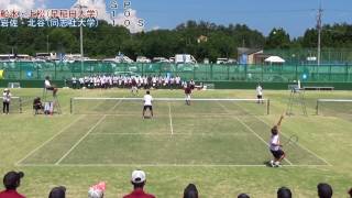 17 石川インカレ ソフトテニス 対抗戦 男子 準決勝 1 1次戦 2 [upl. by Davy]