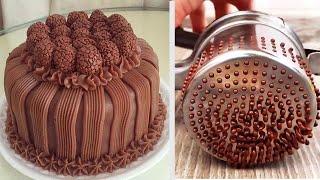 Easy amp Quick Chocolate Cake Decorating Recipes  Amazing Chocolate Cake Decorating Idea  MrCakes [upl. by Erlandson]