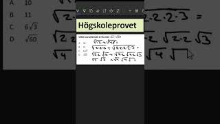 Högskoleprovet utbildning matematik matte enkelt studera skola tips tricks högskoleprovet [upl. by Alfonzo]